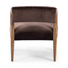 Tyler Armchair Surrey Cocoa Back View Four Hands