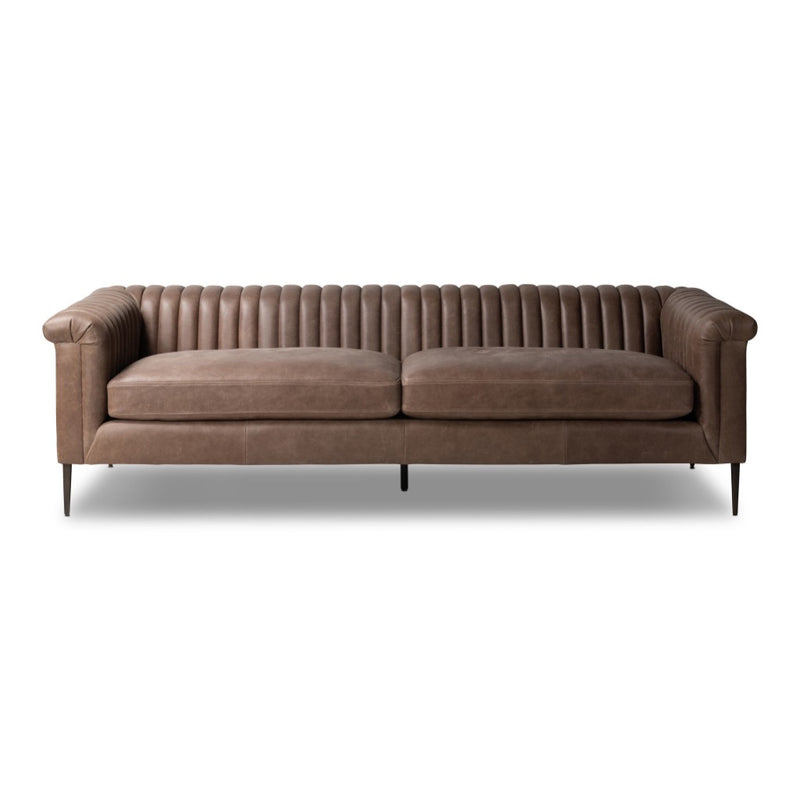 Watson Sofa Palermo Cigar Front Facing View 224511-014