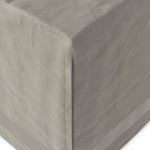 Weatherproof Outdoor Dining Table Cover Medium Baron Grey Corner Fabric View 231679-001