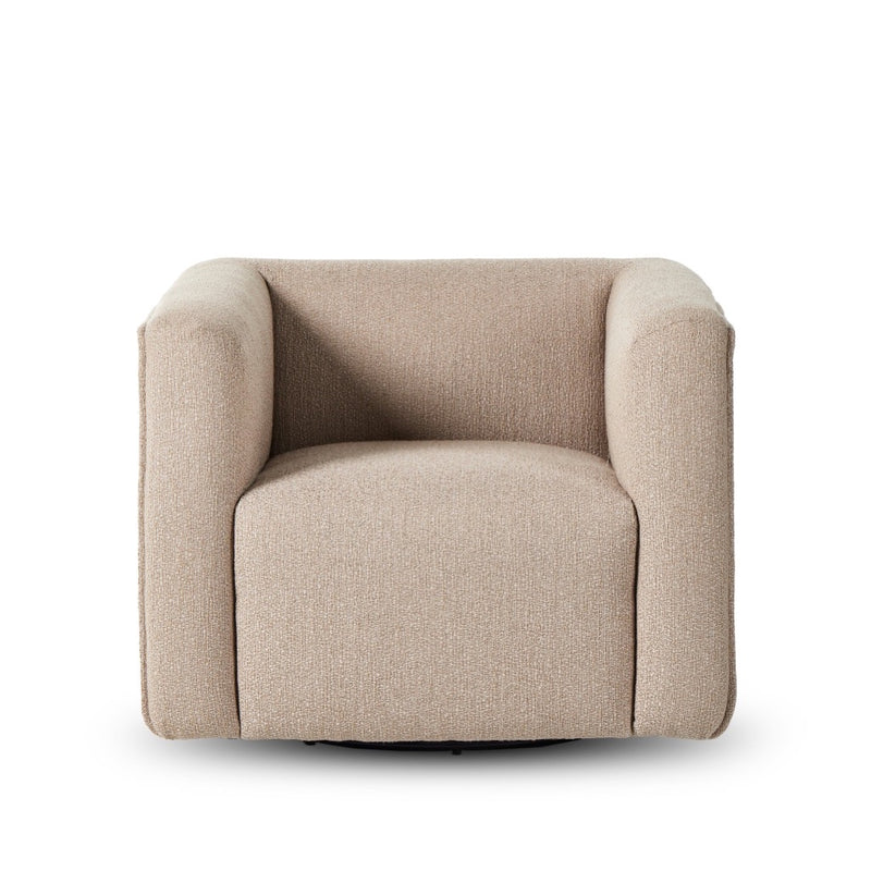 Wellborn Swivel Chair Kerbey Camel Front View 236762-001