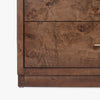 Wesley 6 Drawer Burl Dresser Dark Brown Base CH-1001692-IN02-FN-BD-DR-DB-OS