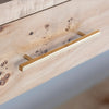 Wesley Burl Console Light Brown Handle to Drawers Co.House Designs