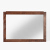 Wesley Burl Wall Mirror Dark Brown Front Facing View CH-1002529-IN02-DC-MR-WM-DB-WL