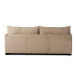 Wickham Queen Sleeper Sofa Quenton Pebble Back View Four Hands