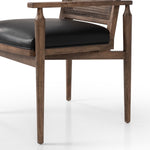 Xavier Dining Armchair Aged Almond Legs Four Hands