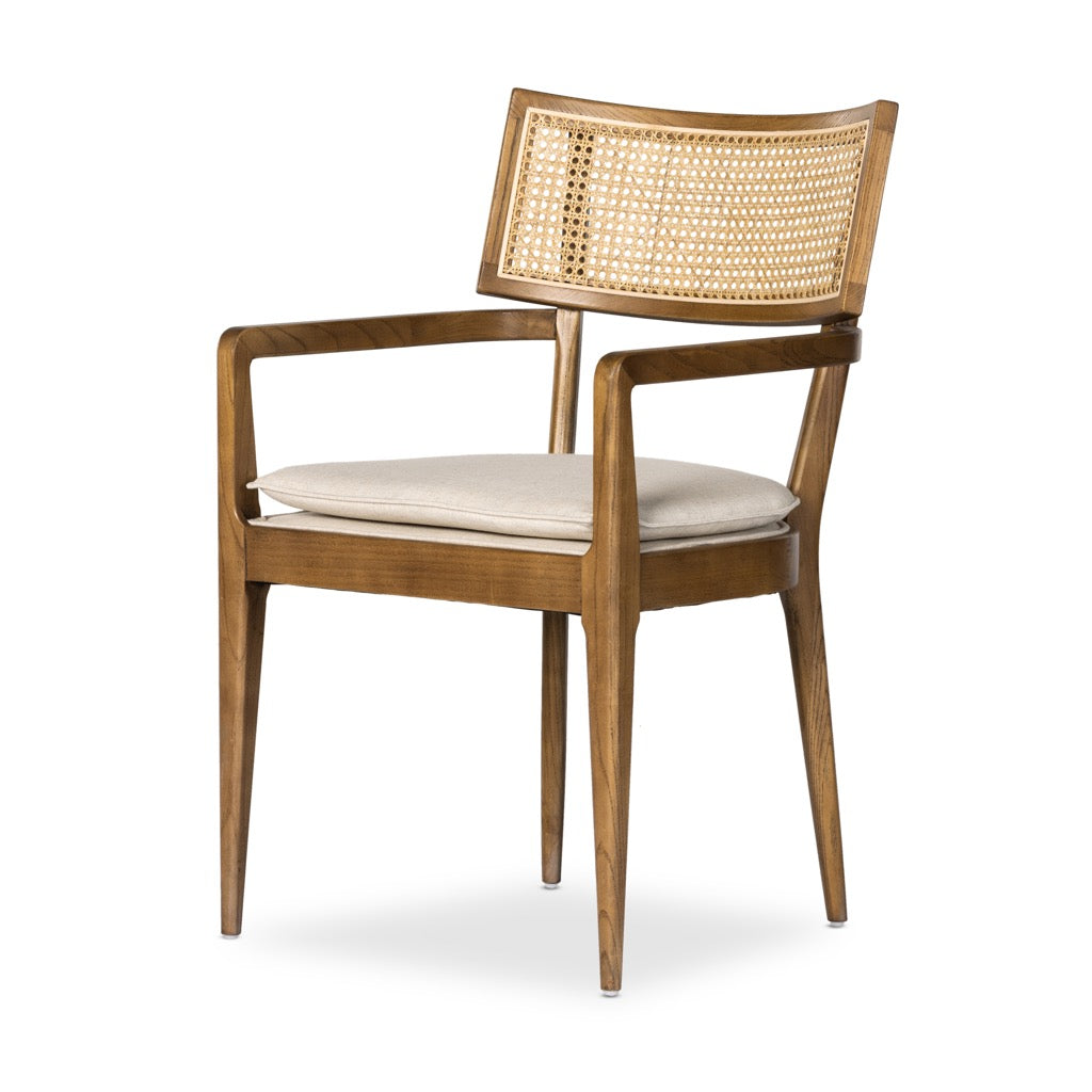 Britt Cane Dining Armchair | Four Hands – Artesanos Design Collection