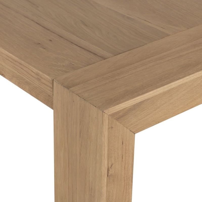 Capra Dining Table Top Corner Detail