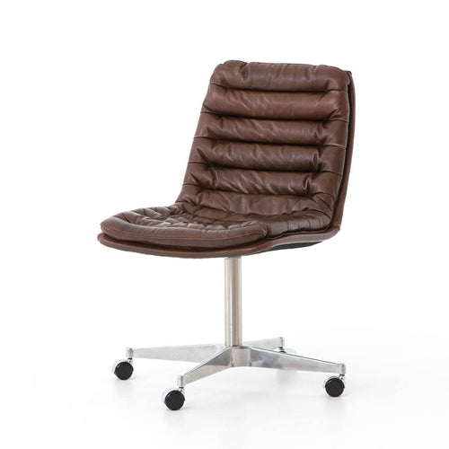 Malibu Desk Chair - Rider Black | Four Hands – Artesanos Design Collection
